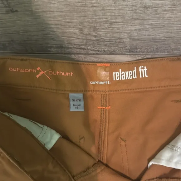 Carhartt Brown Cargo Pants Durable Utility Design - Picture 2 of 2